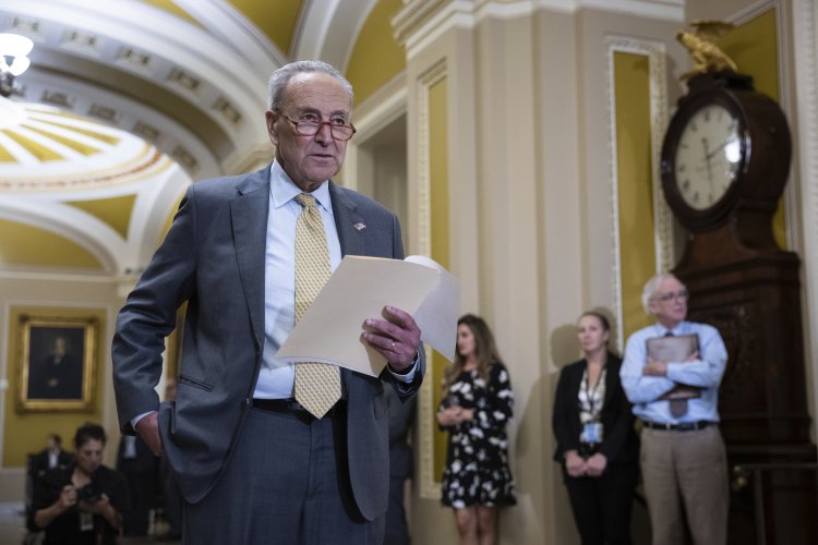 Schumer takes on Tuberville's blockade, teeing up votes on top military picks