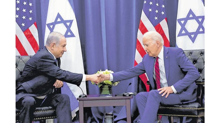 イスラエル「サウジと和平築ける」…ネタニヤフ首相 バイデン氏と会談