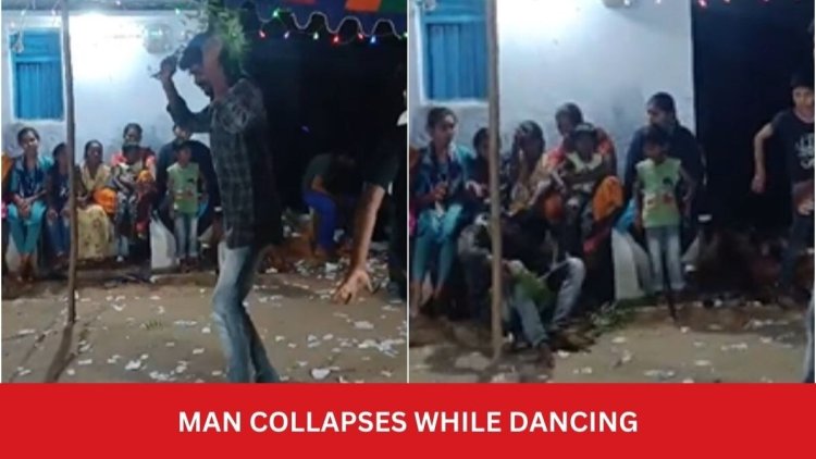 Video: 26-year-old collapses while dancing in Andhra Pradesh, dies