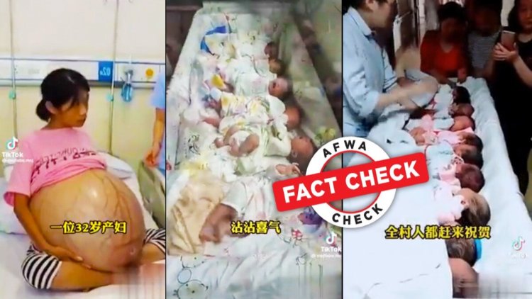 Fact Check: NOT pregnant with nine babies! This lady with big belly had cancer