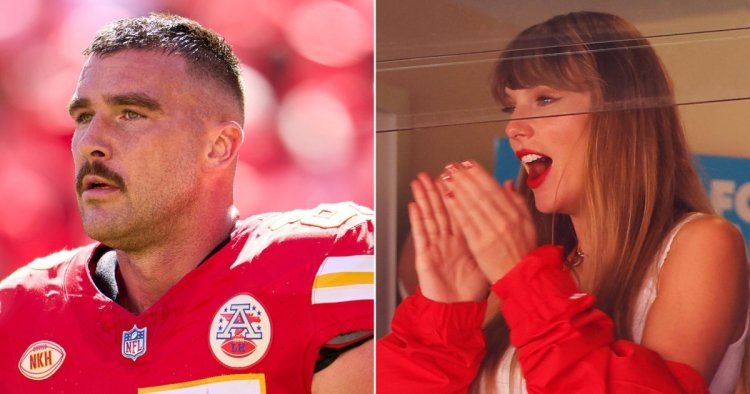 Taylor Swift and Travis Kelce Seen Together for 1st Time After Chiefs Game