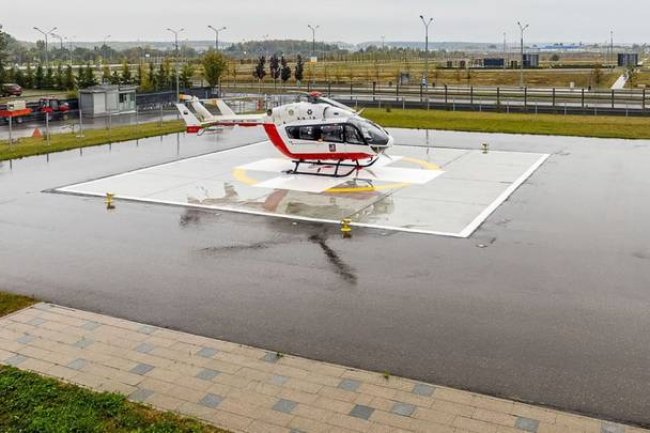 Санитарный вертолет начал круглосуточное дежурство в ММКЦ «Коммунарка»