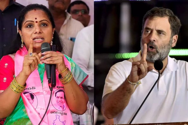 BRS leader Kavitha calls Rahul 'Election Gandhi'; Cong hits back