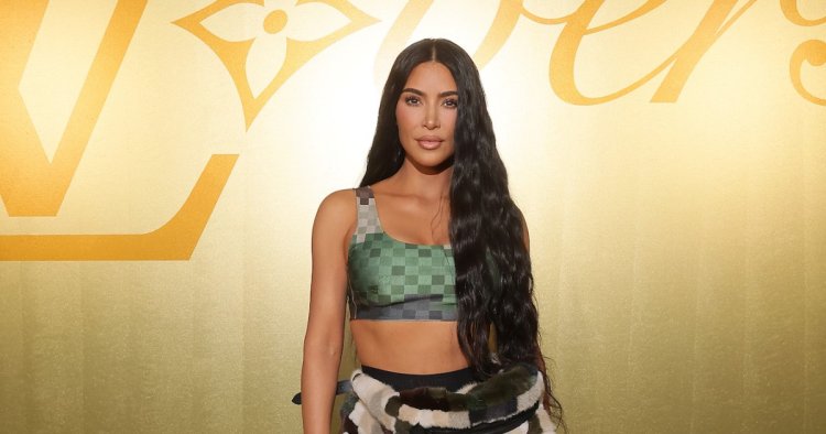 Kim Kardashian Leaves Little to the Imagination in Micro Gucci Bra Top