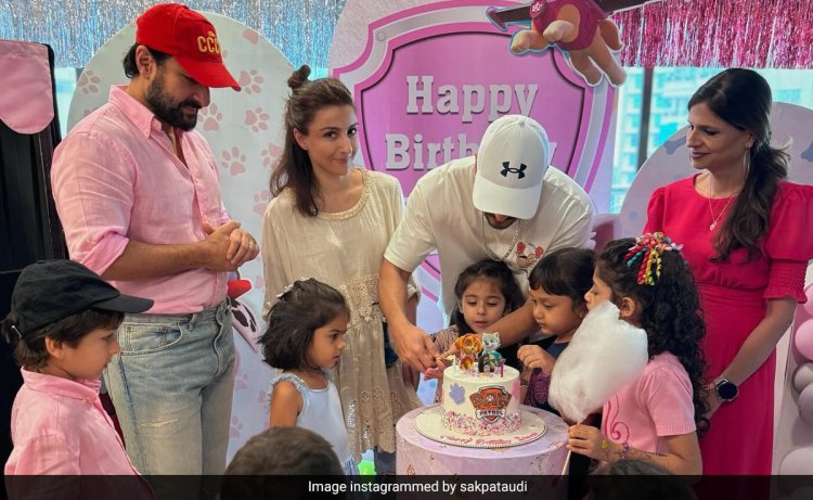 Inside Soha Ali Khan And Kunal Kemmu's Daughter Inaaya's Birthday Celebrations. Bonus - Saif Ali Khan And Sons