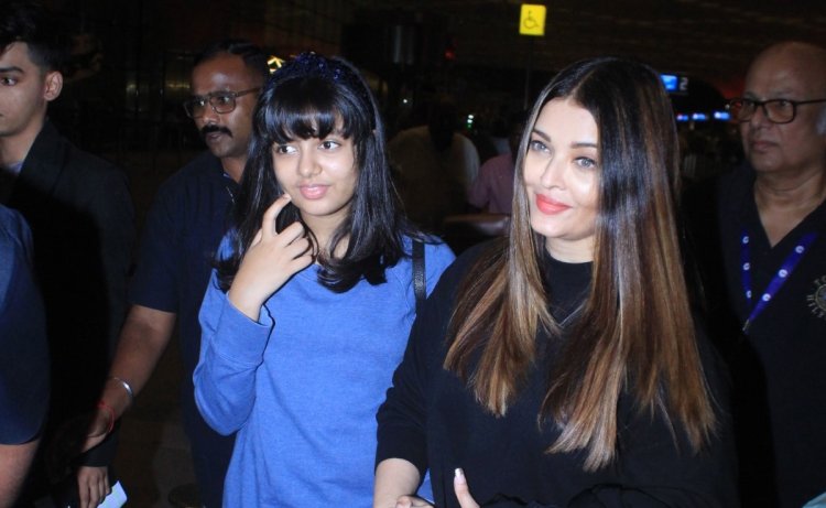 Aishwarya Rai Bachchan And Daughter Aaradhya Fly Out For Paris Fashion Week. See Airport Pics