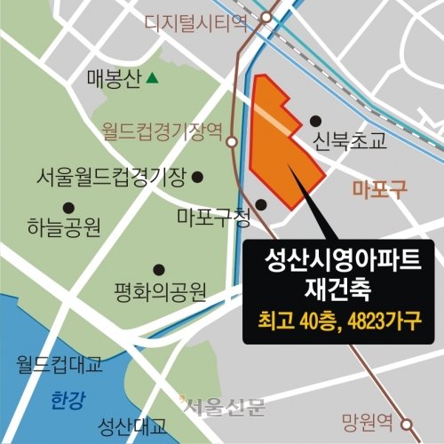 ‘강북 최대’ 마포 성산시영 최고 40층 4823가구로
