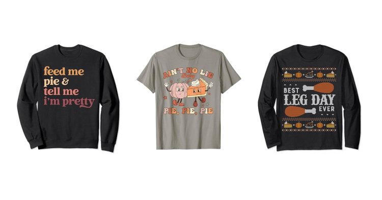 13 of the Funniest Thanksgiving Tees and Sweatshirts for Women