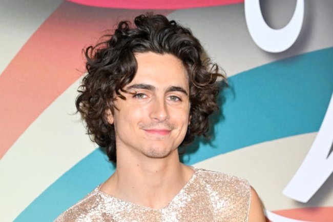 Timothee Chalamet Takes on the Sheer Trend in Sparkly Top at Paris ‘Wonka’ Premiere