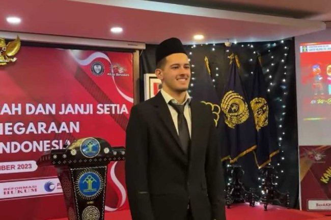 3 Fakta Sahnya Justin Hubner Jadi Warga Negara Indonesia