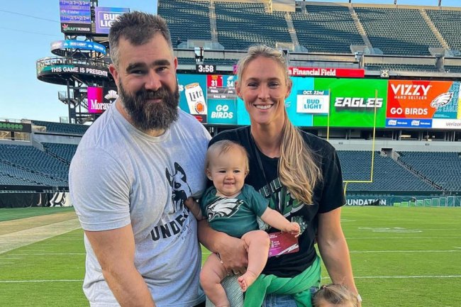 How Kylie Kelce's Daughters Recognize Jason and Travis Kelce on TV