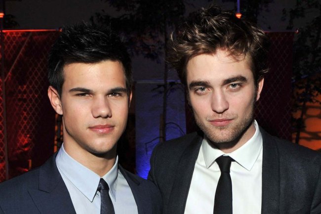 Taylor Lautner Recalls 'Twilight' Fan Rivalry With Robert Pattinson