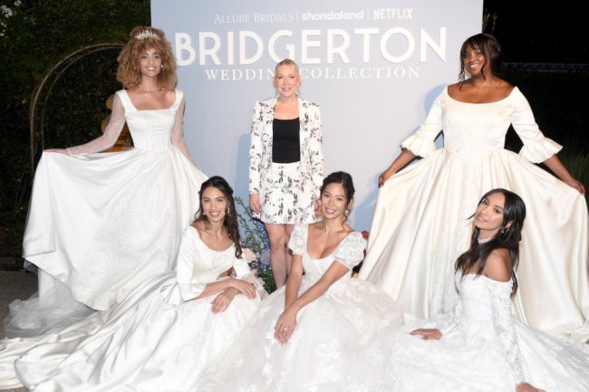 Netflix’s ‘Bridgerton’ Comes to Life in Allure Bridals Line
