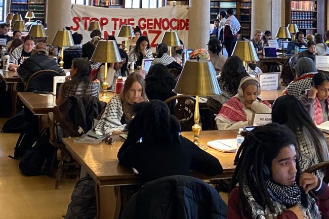 An Antisemitic Occupation of Harvard’s Widener Library