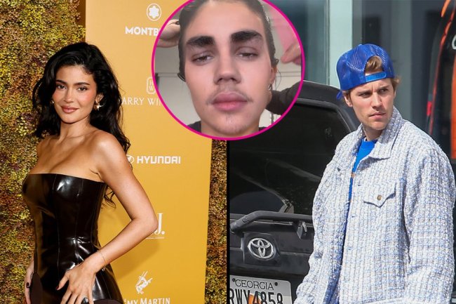 Kylie Jenner Transforms Into Justin Bieber With TikTok Face Filter