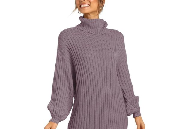 This Trendy Oversized Sweater Dress Is Comfier Than a Hoodie — 39% Off