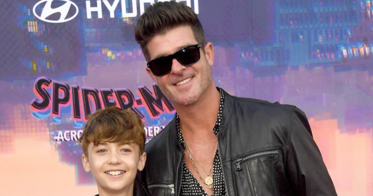 Robin Thicke's Son Julian Sings His Heart Out During School Concert