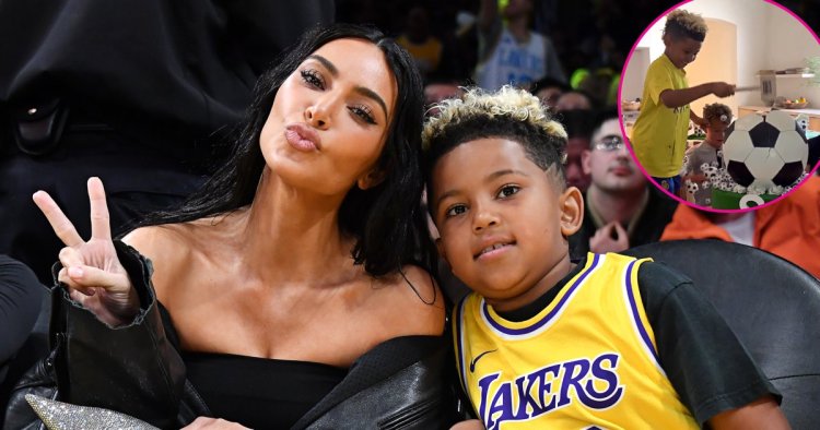 Inside Kim Kardashian’s Soccer-Themed Party for Son Saint’s 8th Birthday