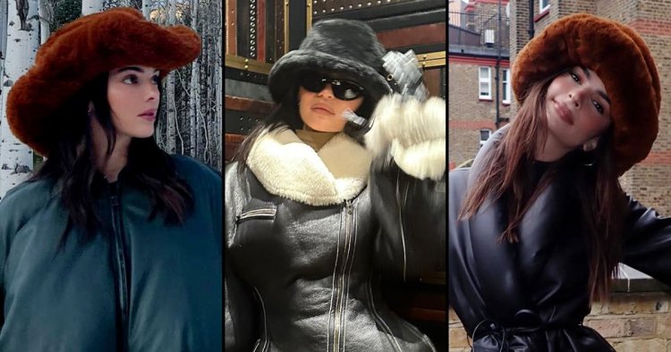 Kylie Jenner and More Stars Are Keeping Cozy in Fuzzy Bucket Hats