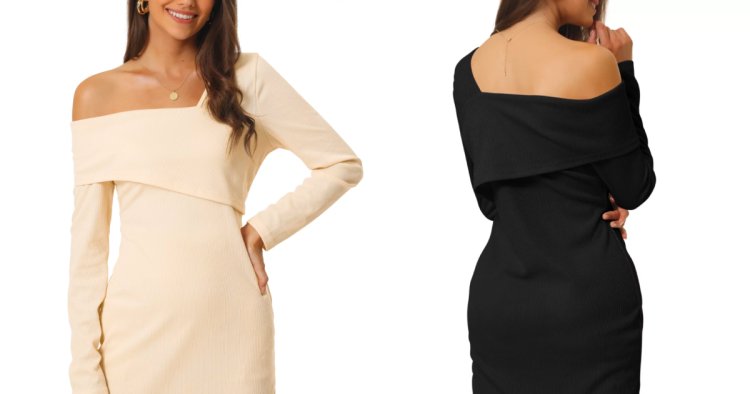 Stay Snatched Over the Holidays With This Bodycon Sweater Dress