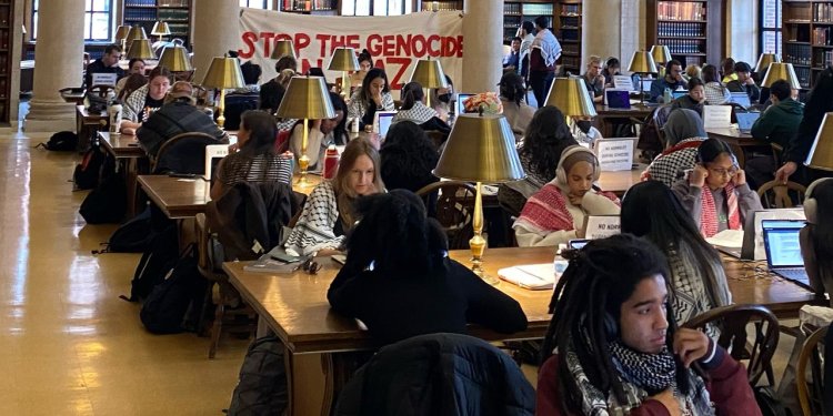An Antisemitic Occupation of Harvard’s Widener Library