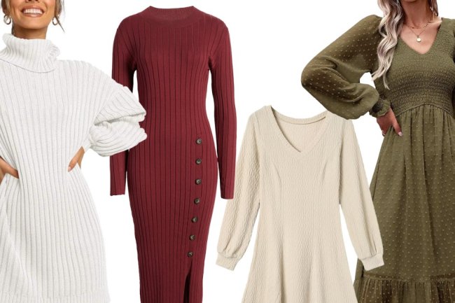 Embrace 2024 With 17 Casual Winter Dresses Under $150