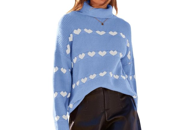 Spread Love This Winter With a Trendy Heart Sweater