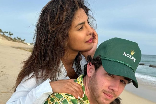 Nick Jonas, Priyanka Chopra Ring in 2024 at the Beach With Daughter Malti