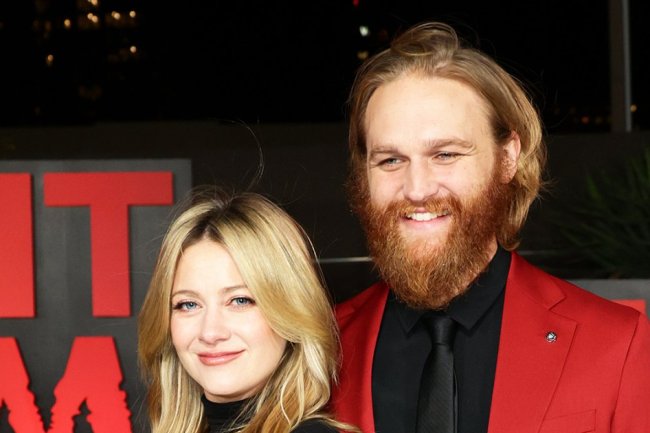 Meredith Hagner Shows Off Baby Bump With Husband Wyatt Russell on Red Carpet