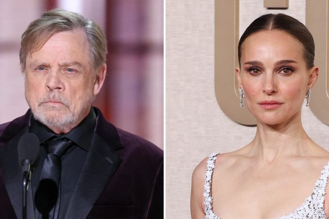Mark Hamill and Natalie Portman Somehow Never Met Before the Golden Globes
