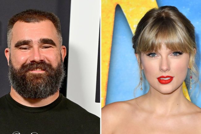 Jason Kelce Carried a Young Fan to Meet Taylor Swift in Their Suite