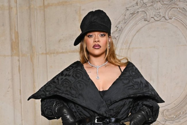 Rihanna Is Sporty Chic in Tilted Baseball Cap at Paris Fashion Week