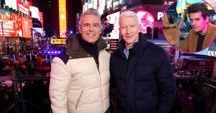 Anderson Cooper Loses It Over John Mayer's Cat Cafe Cameo: NYE Highlights