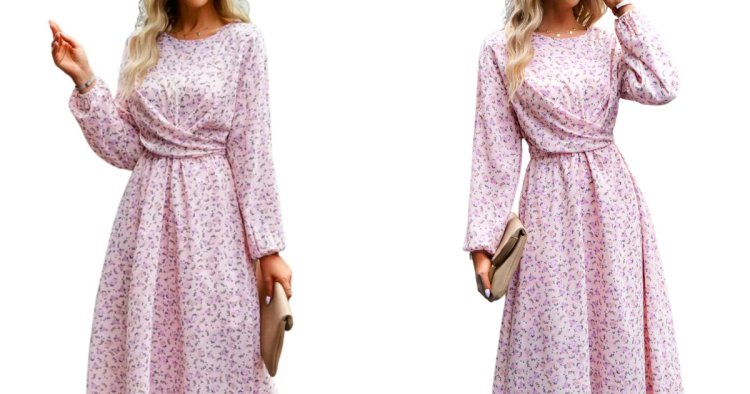 Waltz Into Spring With This Pretty, Flirty Floral Dress