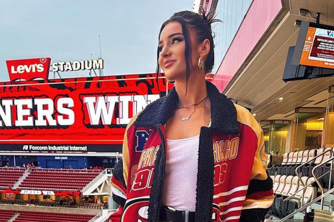 Kristin Juszczyk Put ‘Blood, Sweat and Tears’ Into Her Super Bowl Outfit