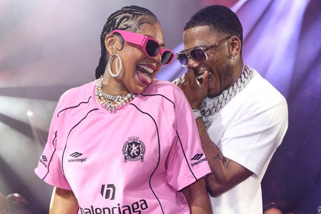 Pregnant Ashanti and Nelly Make Sweet Music Together During Party Duet