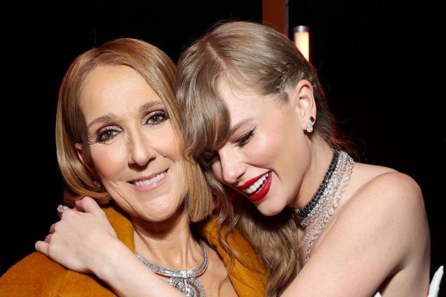 Taylor Swift Hugs Celine Dion After Fans Call Out Awkward Grammys Moment