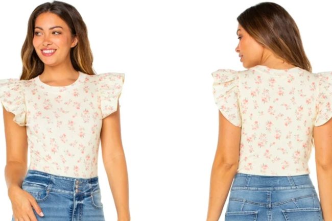 Romp Into Spring With This Fluttery Floral Bodysuit