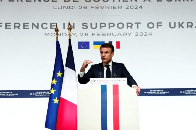 Macron doesn't rule out sending Western troops to Ukraine