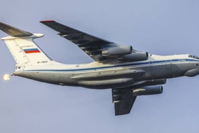 Russian Military Plane Crashes with 15 People on Board