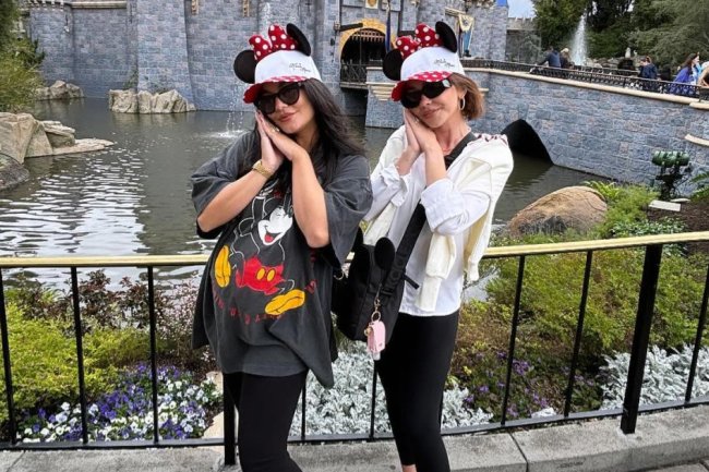 Pregnant Vanessa Hudgens Is Bumping Along at the Happiest Place on Earth