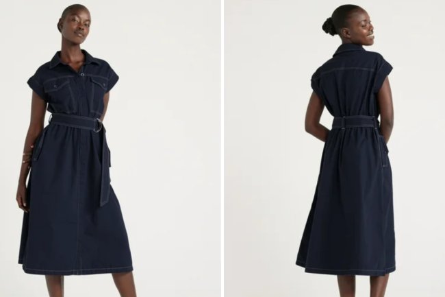 This Chic Belted Dress Is the Perfect Spring Party Look