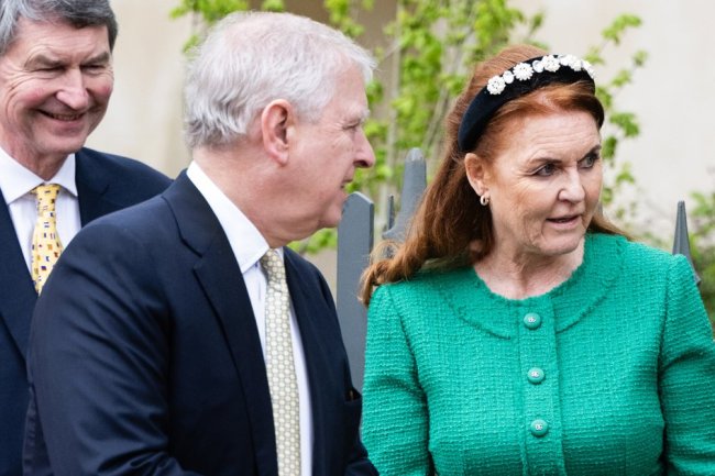 Prince Andrew and Sarah Ferguson Step Out at Royal Family's Easter Service