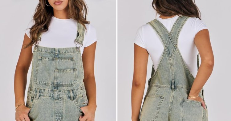 Step Into These Super Cute Shortalls for Less – 35% Off!