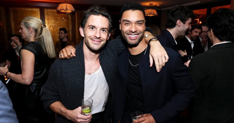 Jonathan Bailey and Rege-Jean Page Are the Talk of the Ton at Oscars Bash