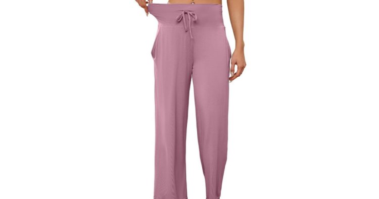 These Stretchy Pajama Pants Are Stylish Enough for Yoga Class