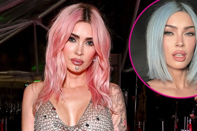 Megan Fox Unveils Another Major Hair Makeover: See Her Icy Blue 'Do