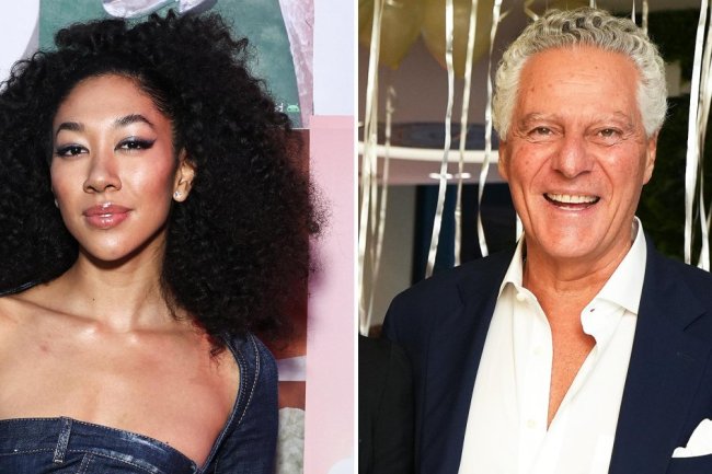 Aoki Lee Simmons, 21, and Vittorio Assaf, 64, Go Public With Beach PDA