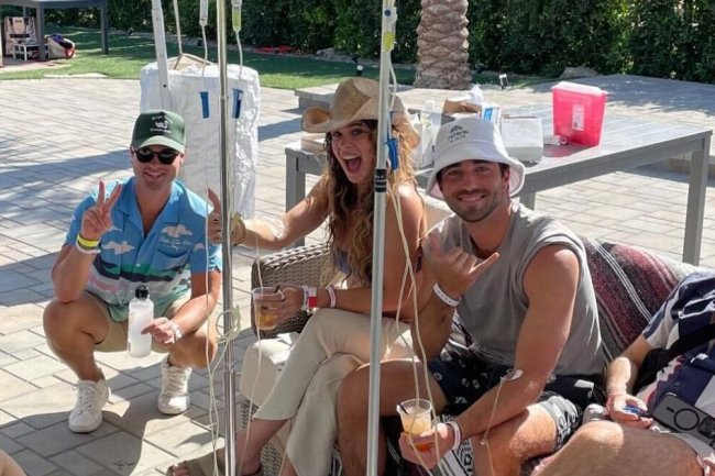 See Bachelor Joey and Fiancee Kelsey Reunite With Maria at Stagecoach