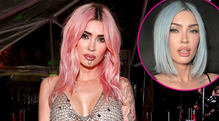 Megan Fox Unveils Another Major Hair Makeover: See Her Icy Blue 'Do